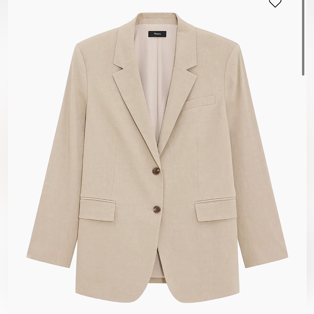 INC International Concepts Cream Blazer, Size 6